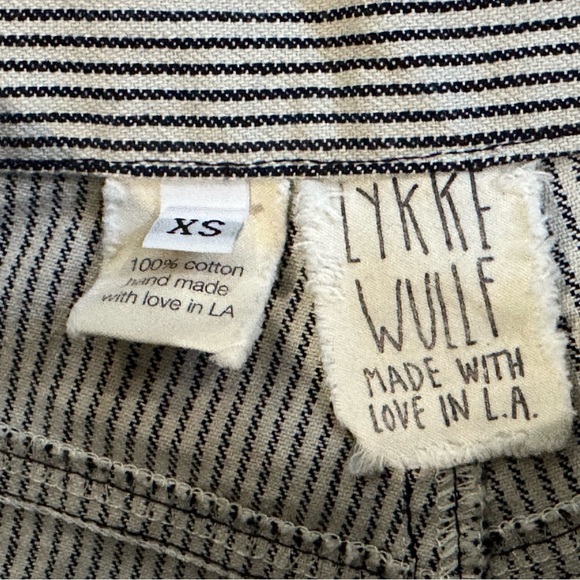 Lykke Wulff Ranch Pants in Railroad Stripe - X-Small - Picture 3 of 9